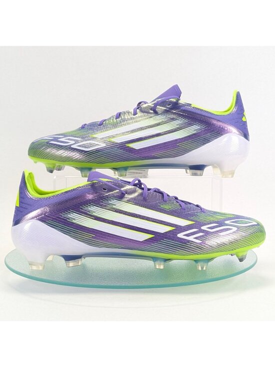 adidas F50 Elite FG Soccer Cleats Purple Green JH7615 Mens 10.5 Womens 11.5 Shoe